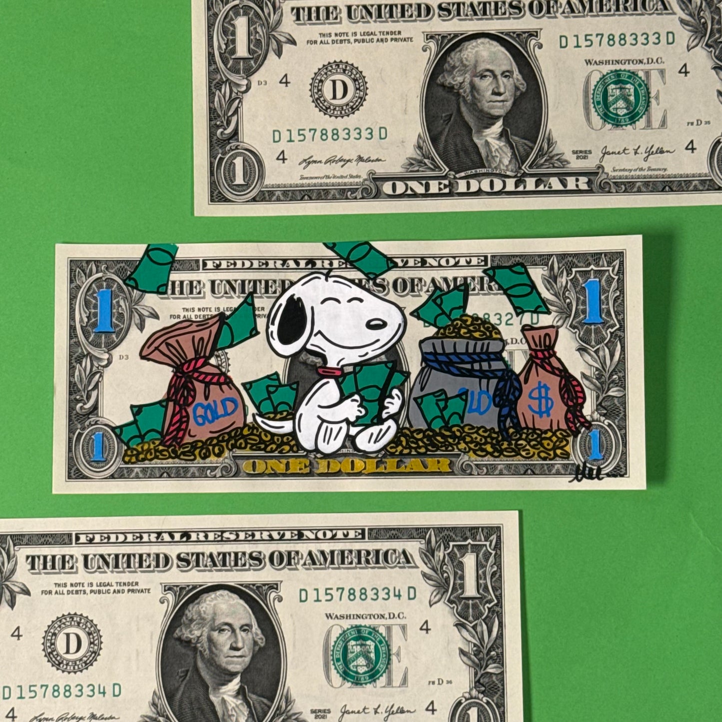 Art Dollar - Rich snoopy