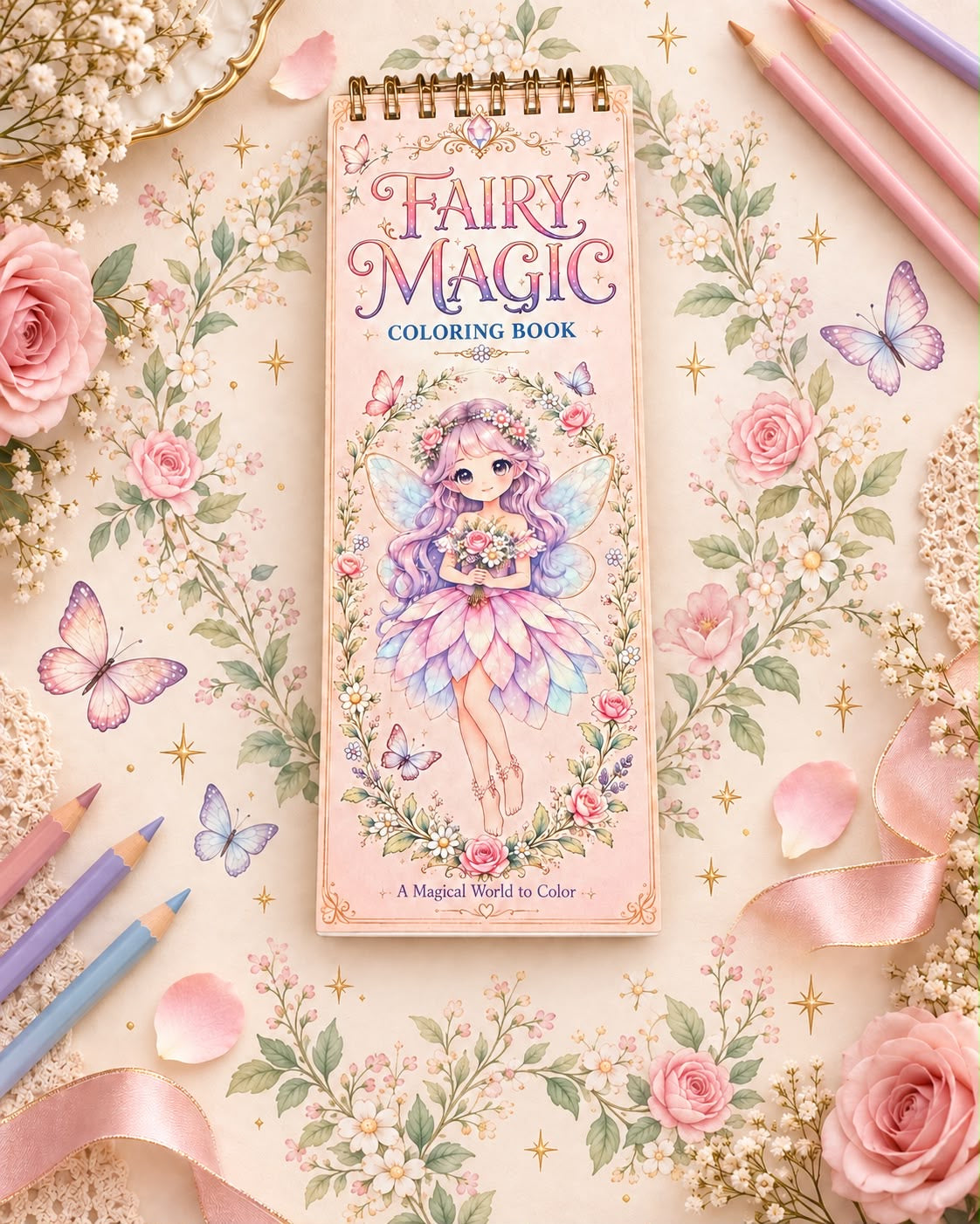 FAIRY MAGIC- colourings Book