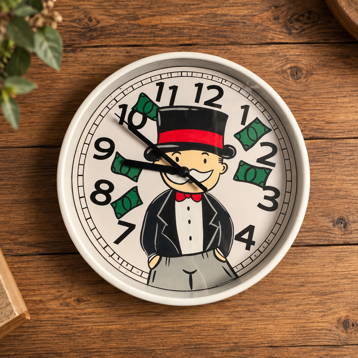 Mr .Monopoly  - clock
