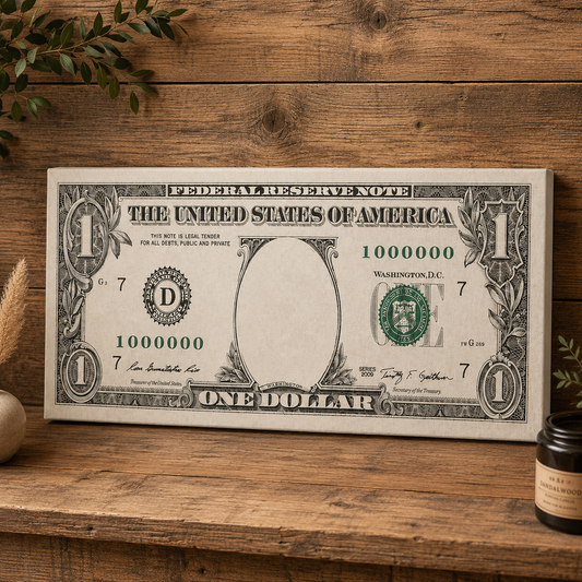 Dollar painting