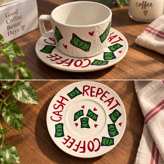 Mug (coffee , cash , Repeat )