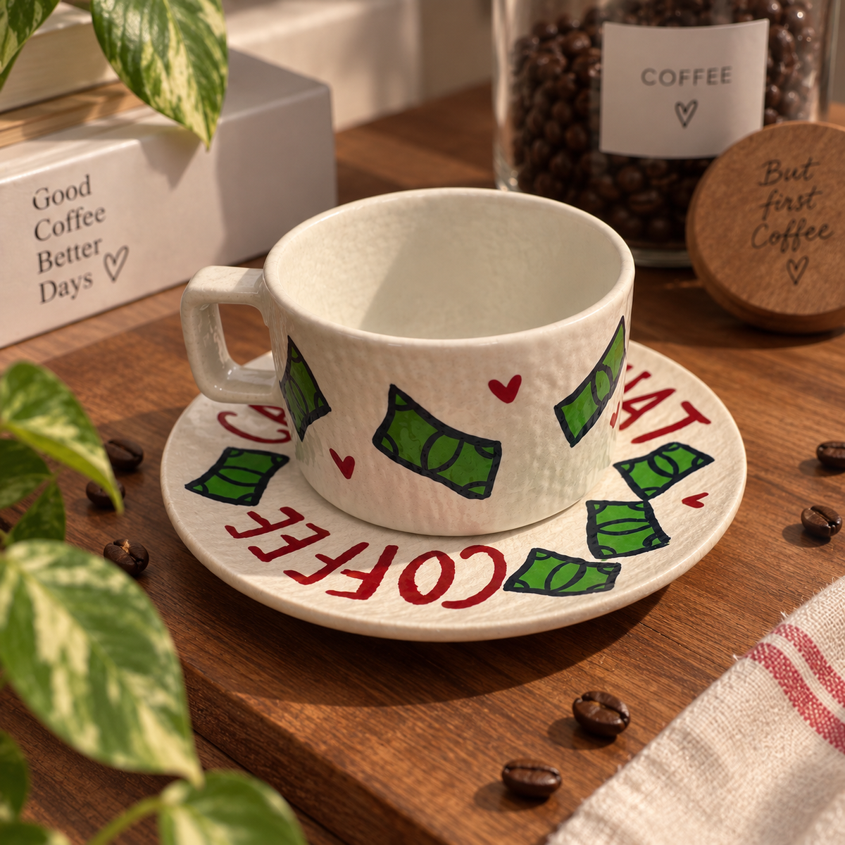 Mug (coffee , cash , Repeat )