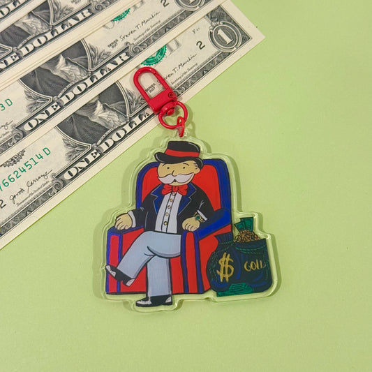 Keychain ( monopoly man )