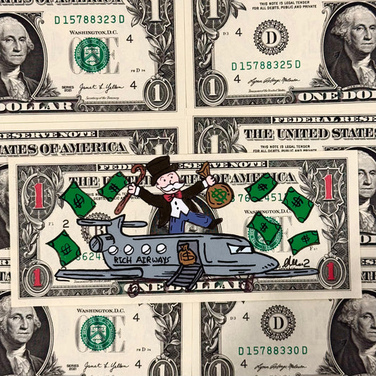 Art Dollar - Monopaly rich airways