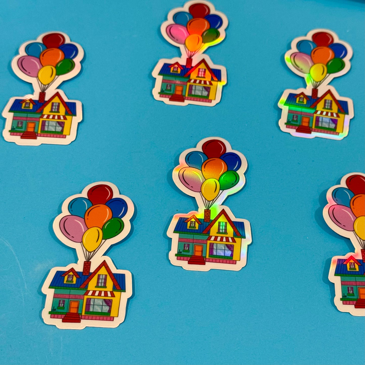 ( Up House ) holographic sticker
