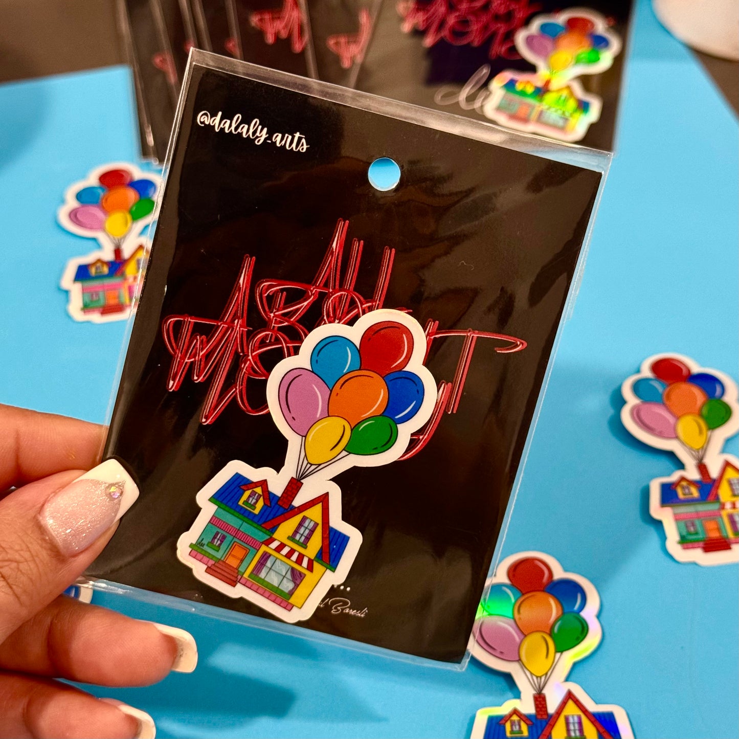 ( Up House ) holographic sticker