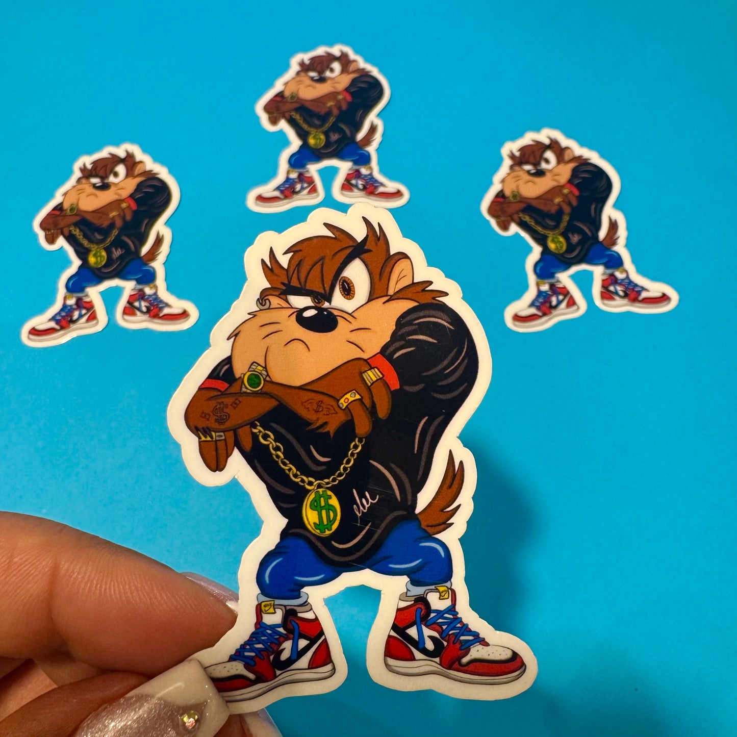 Taz / glossy sticker