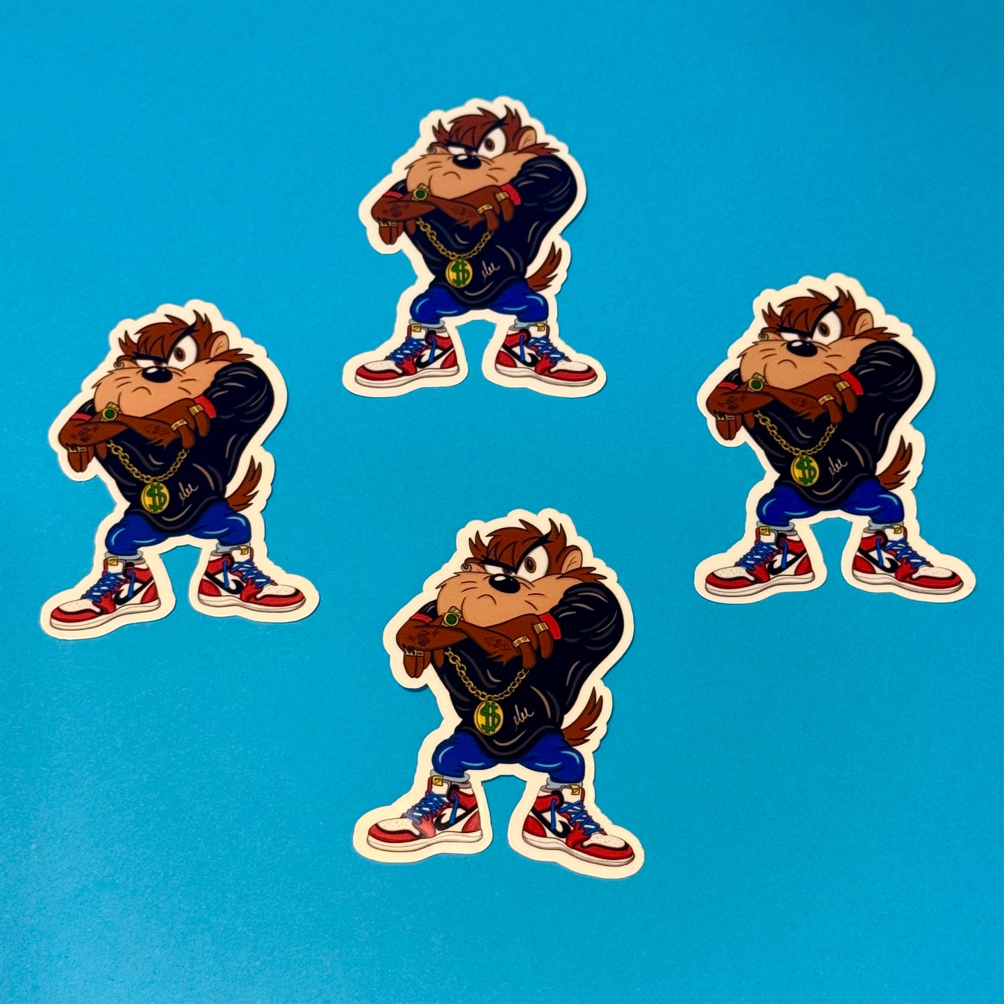 Taz / glossy sticker