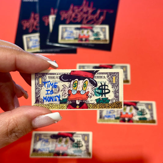 Dollar bill( عم ذهب ) Glossy sticker