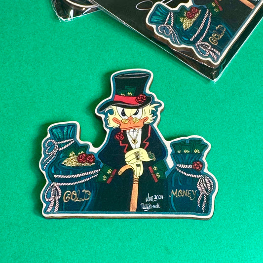 (Scrooch and money )Magnetic wood