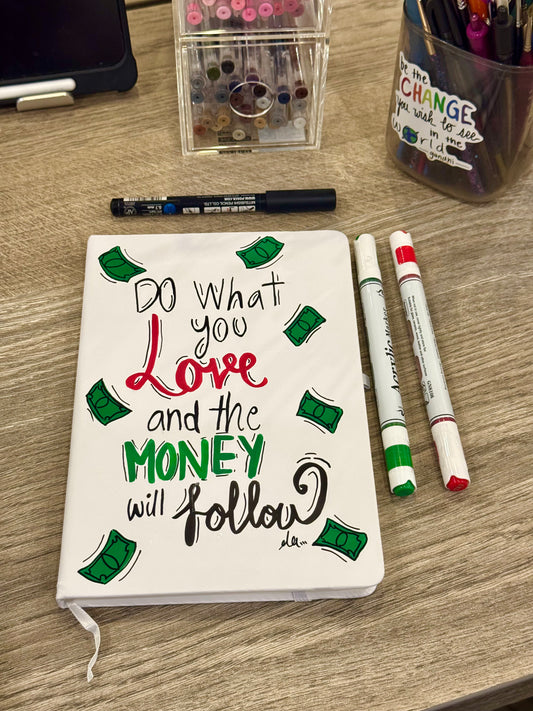 (Money love you ) note book