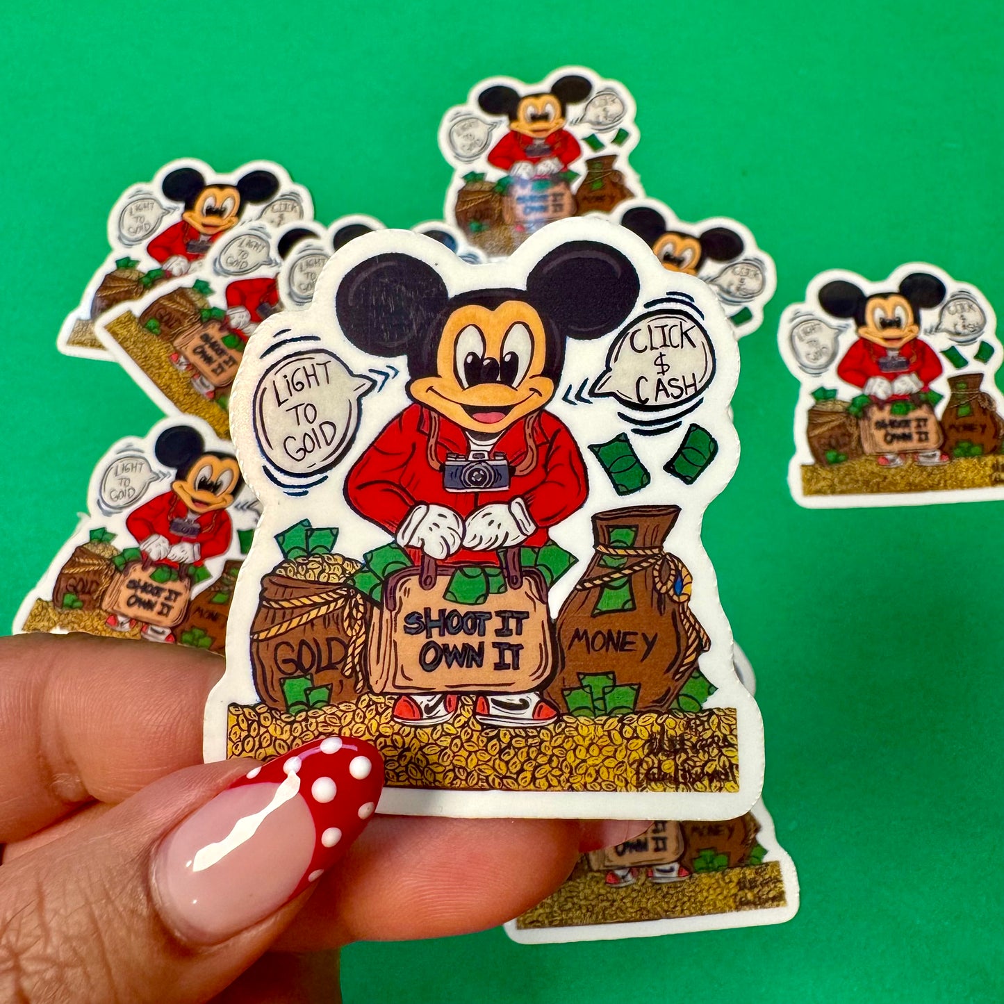 Rich Mike'smouse / glossy sticker