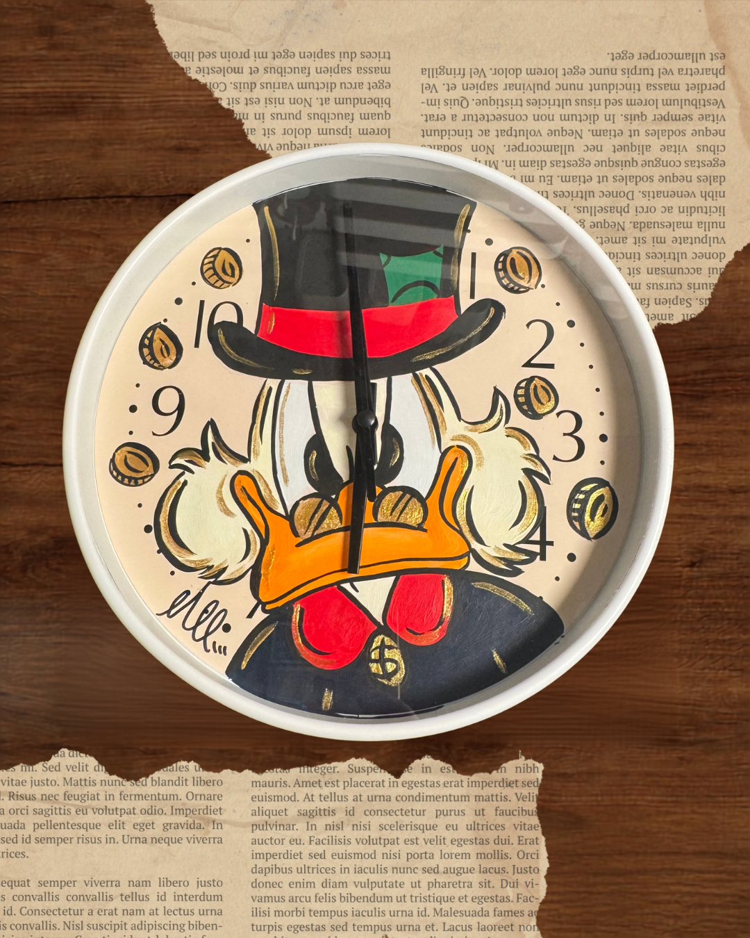 Uncle Scrooge - clock
