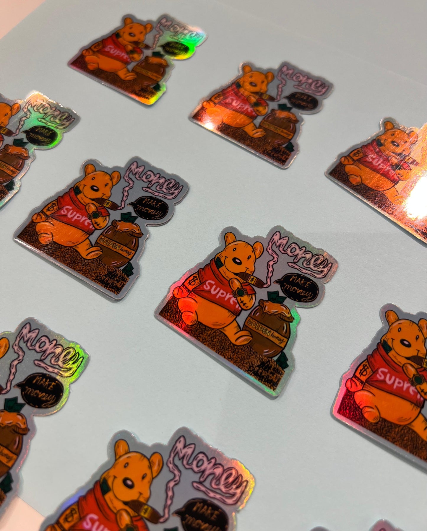 Winnie-the-Pooh Holographic sticker